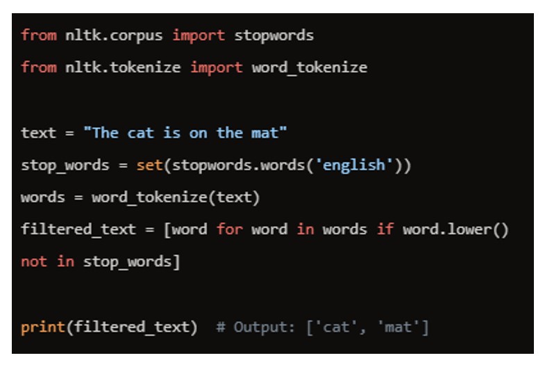 Stop words removal in semantic SEO and NLP using python code.webp